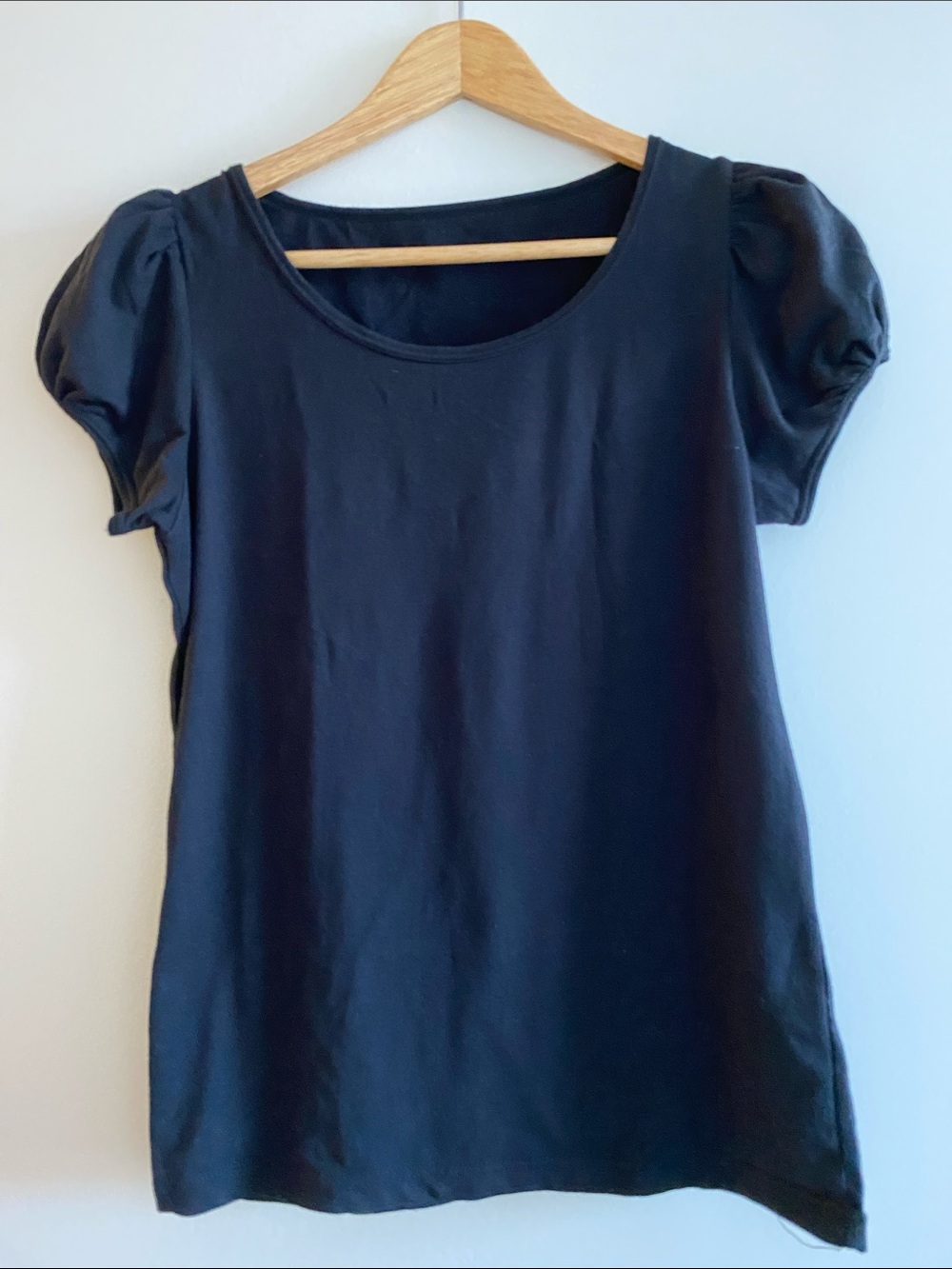 🌸🌼3 for $12🌸🌼 Women's Black Puff-Sleeve Short Sleeve Tee